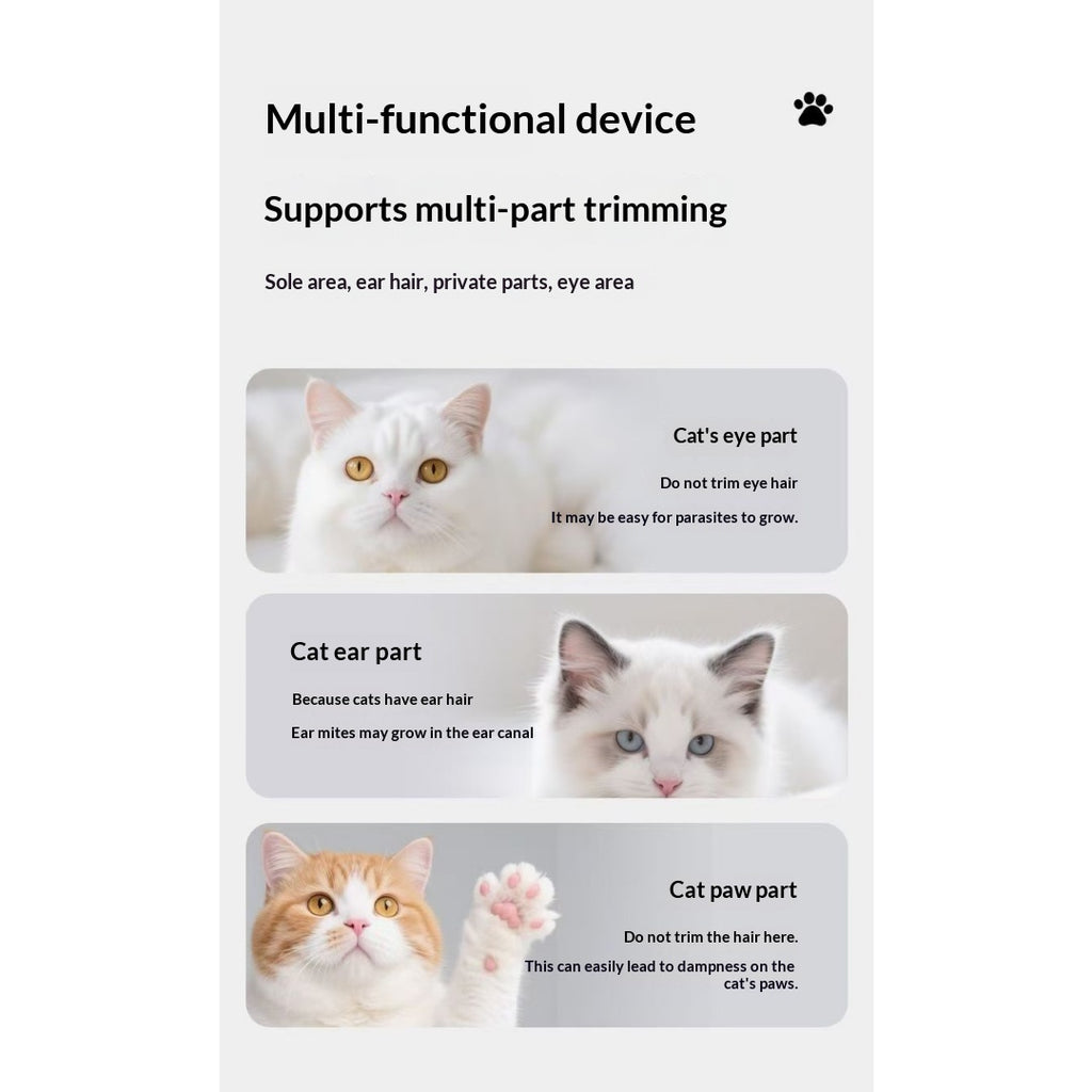 Trimmer calme pour les chats et les chiens.