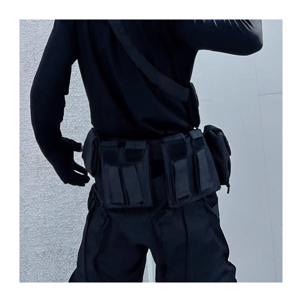 Haut de la rue Fonction Détachable Multifonctionnel Ceinture Tactique Taille sac costume