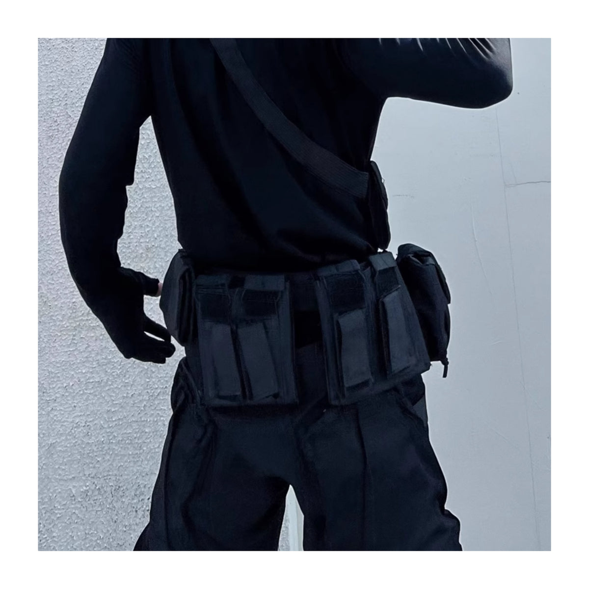 Haut de la rue Fonction Détachable Multifonctionnel Ceinture Tactique Taille sac costume