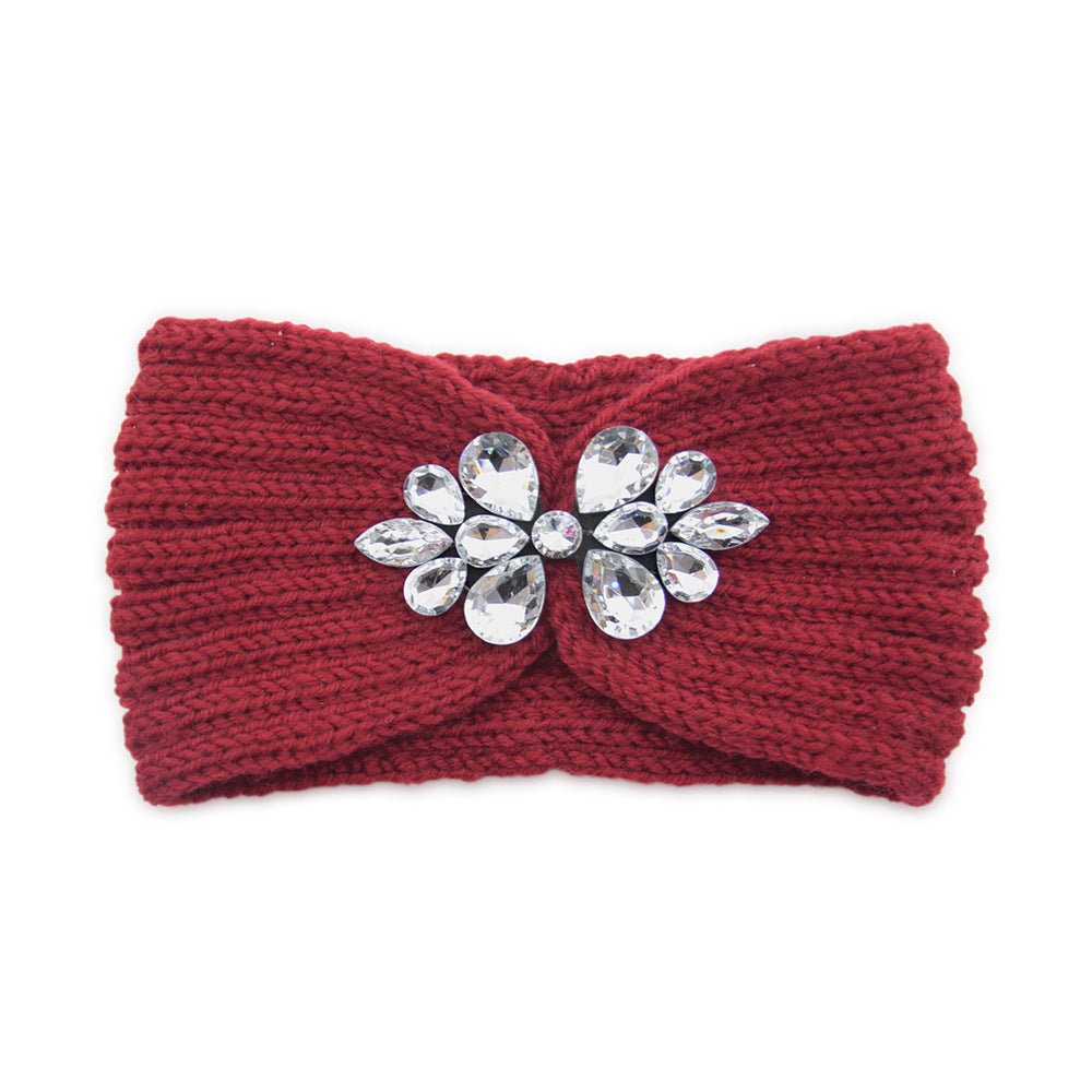 Exercice de lavage du visage Yoga Bandeau de laine chaude