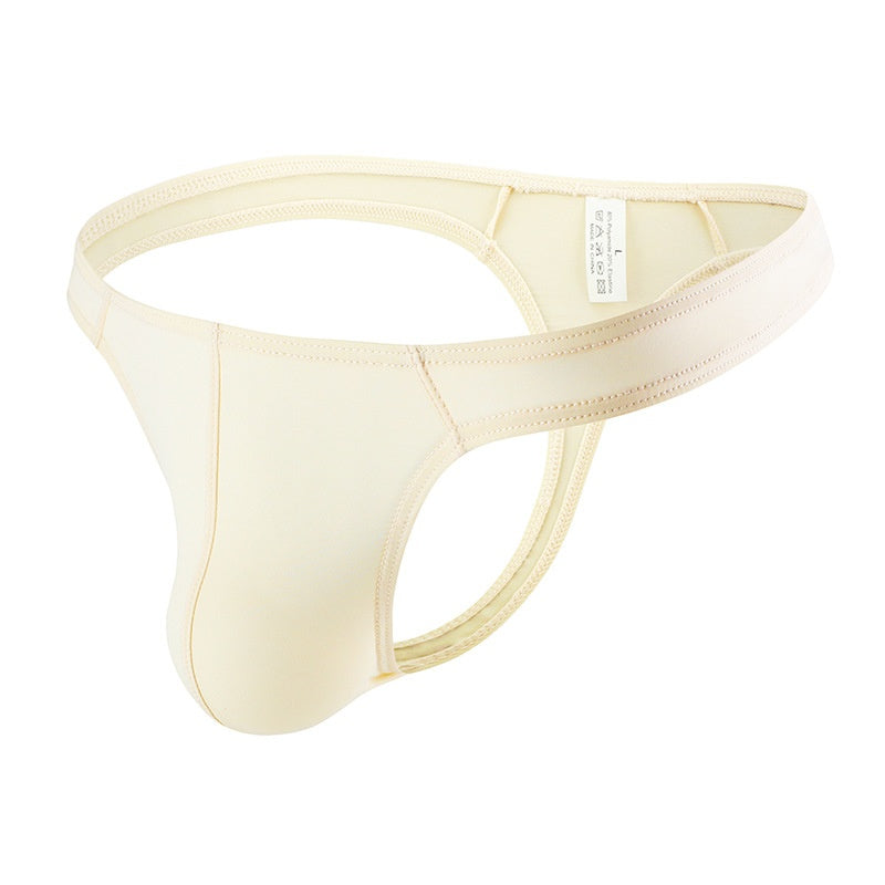String pour hommes Sexy Dew Bottom Pantalons d'été Ice Silk Thin Respirant Sous-vêtements de basse taille