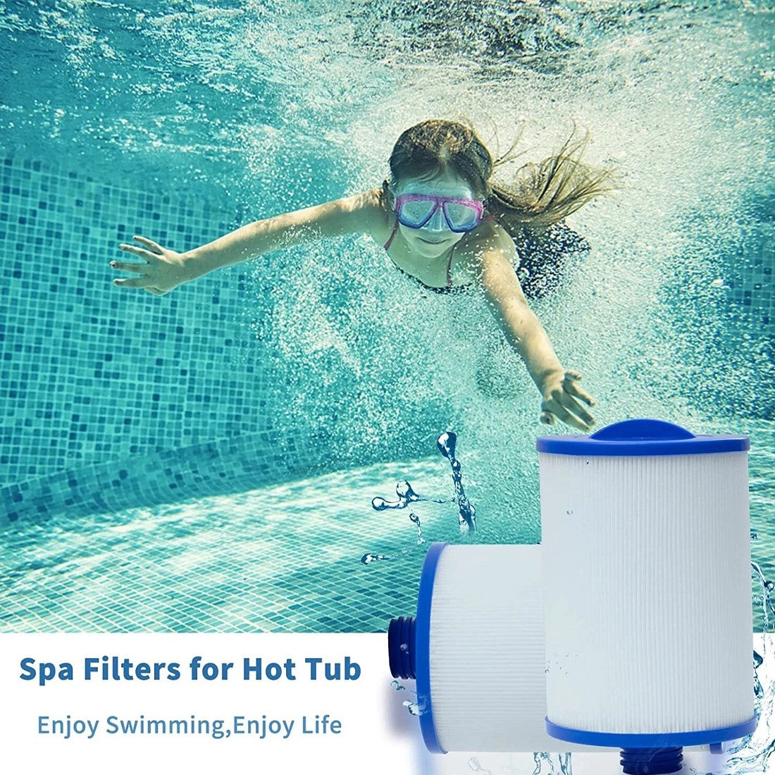 2 Pack Filtre compatible PWW50 Filtres de baignoire SPA 6CH-940 Superior Spas Pool UK