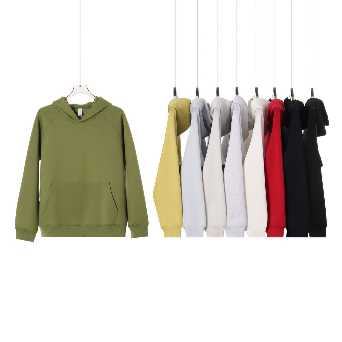 Début de l'automne poids lourd Unisexe Casual Tout Matching Hoodie