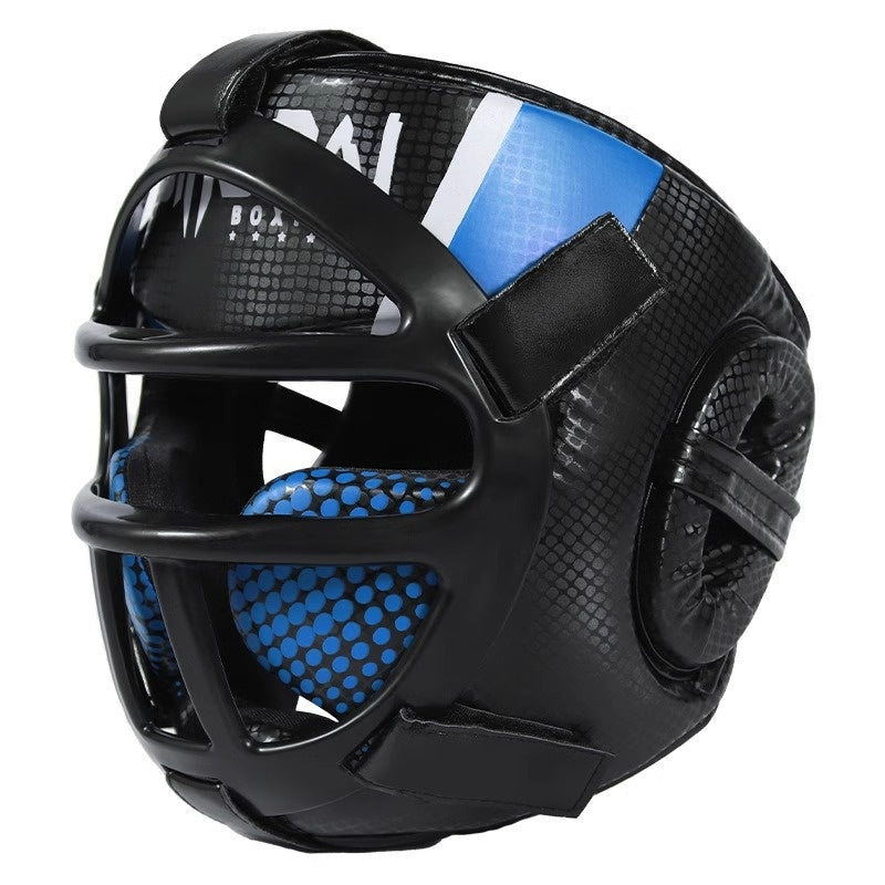 Casque de protection complète pour Kickboxing Sanshou et Taekwondo