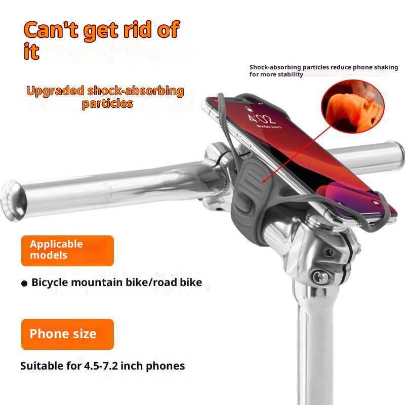 Adjustable road bike phone mount