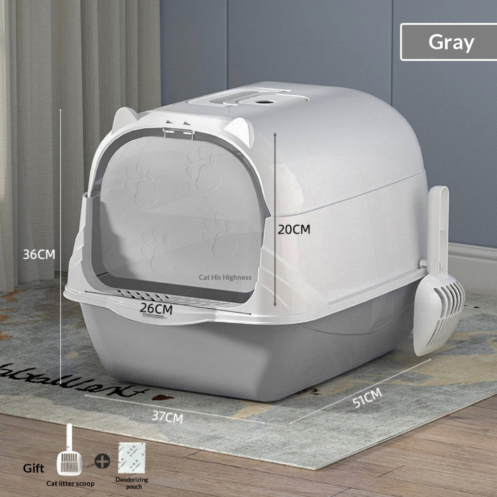 Boîte à litière pour chats extra-large