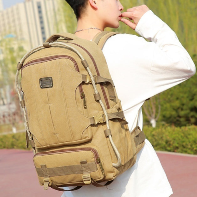 Sac à dos en toile Casual Hommes Sac de grande capacité
