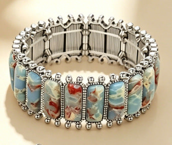 Collier pendentif de Bohemian et bracelet
