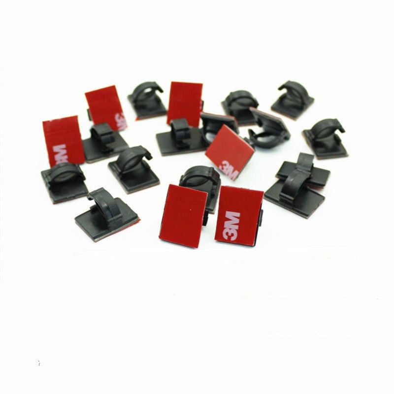 Corde de câblage de voiture boucle plate fil fixe boucle de câblage autocollant