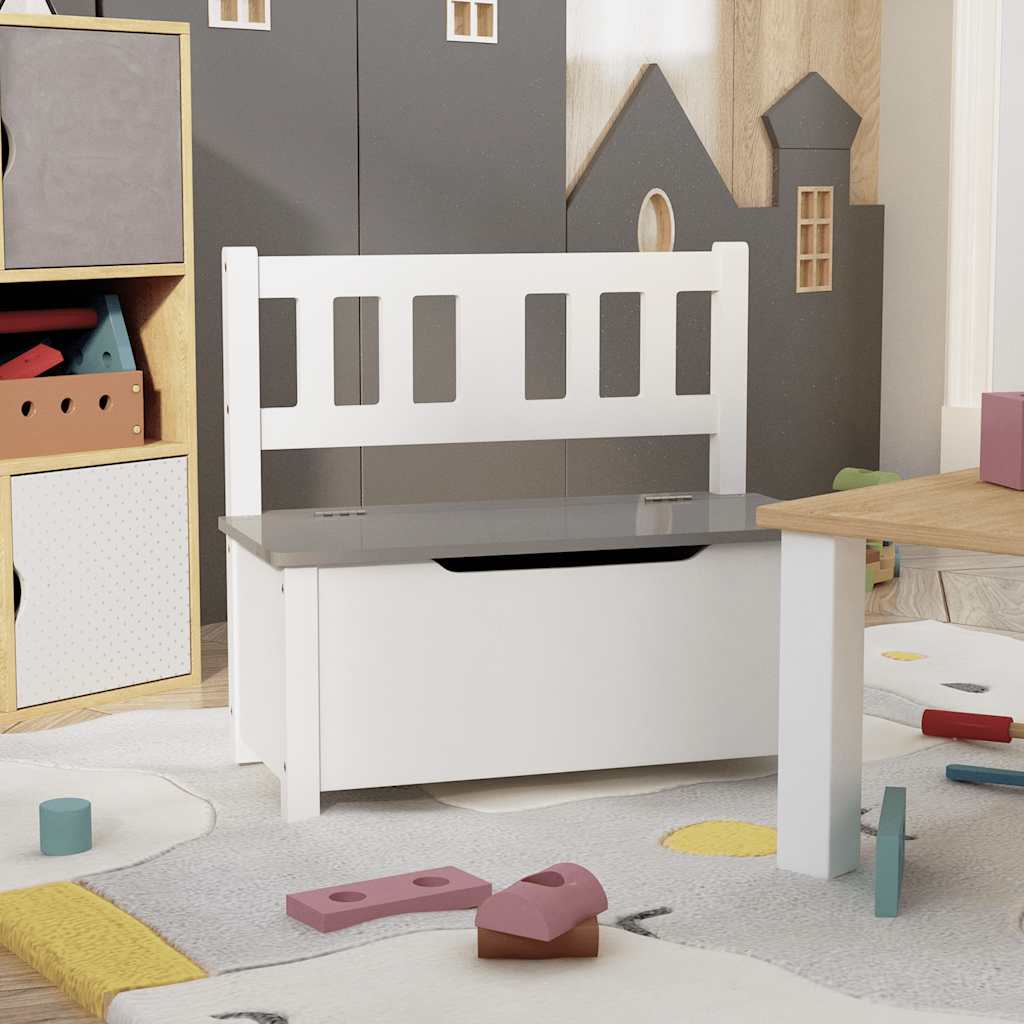 Banc pour enfants avec espace de rangement et banc pour enfants 60x