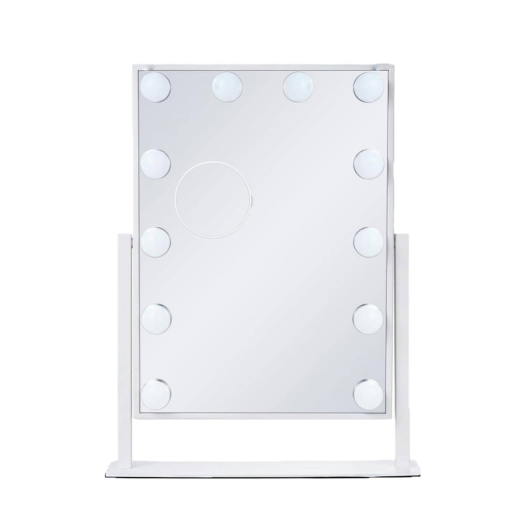 Smart maquillage miroir bureau avec ampoule remplissage de la lumière