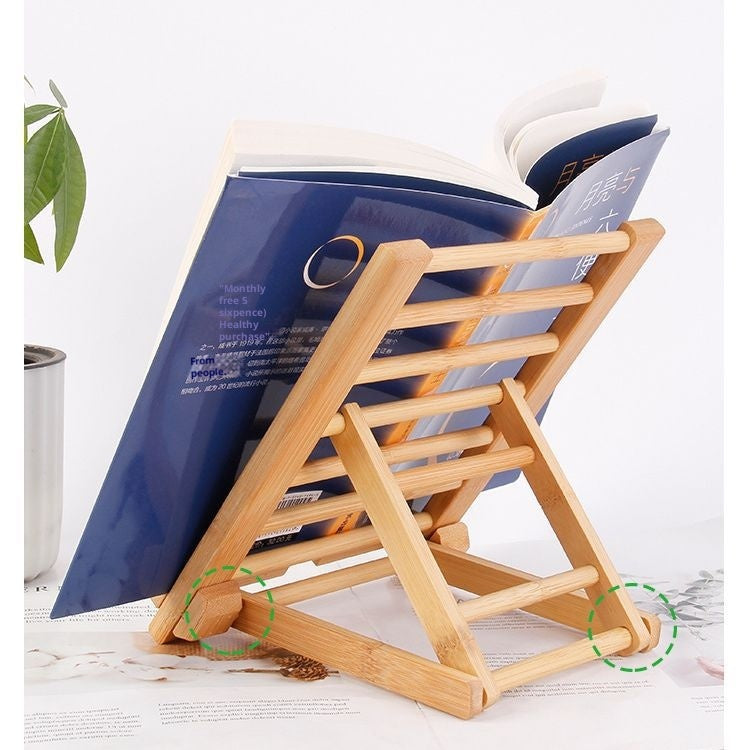 Support de téléphone de bureau Bamboo Tablet Angle réglable