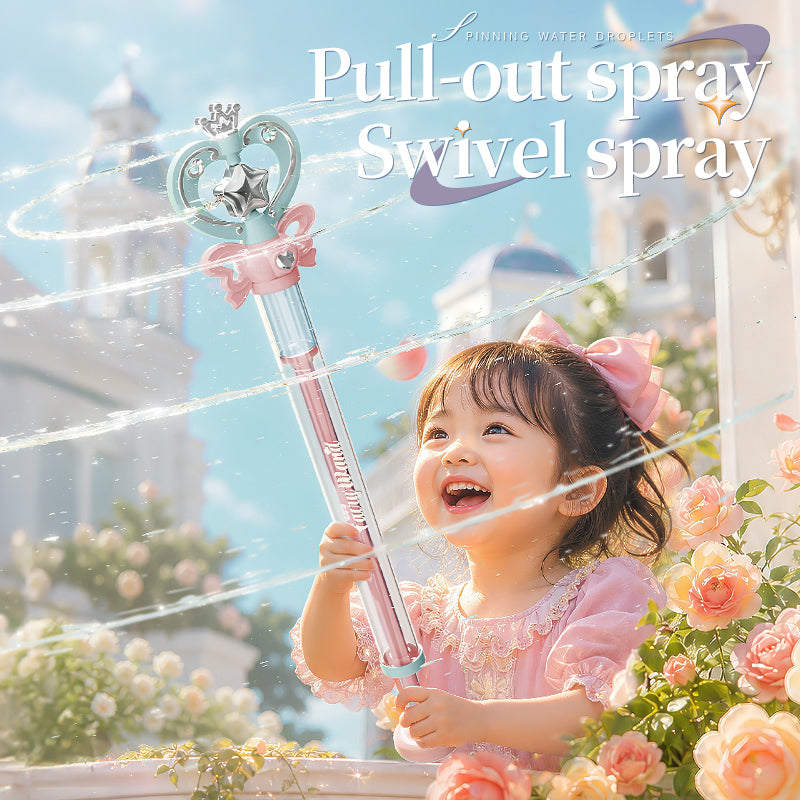 Magic Fairy Wand Water Gun Sparkling Summer Water Jouet de jeu pour enfants Adultes Cadeau d'anniversaire W