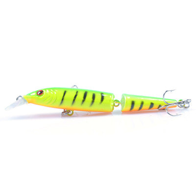 False Bait Double Section Submerged Mino Bionic Hard Pseudo-bait Warped Bouche Basse