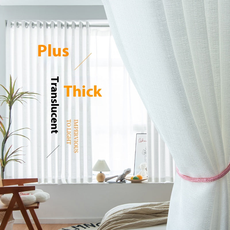 Rideau non transparent de transmission de la lumière à usage domestique simple