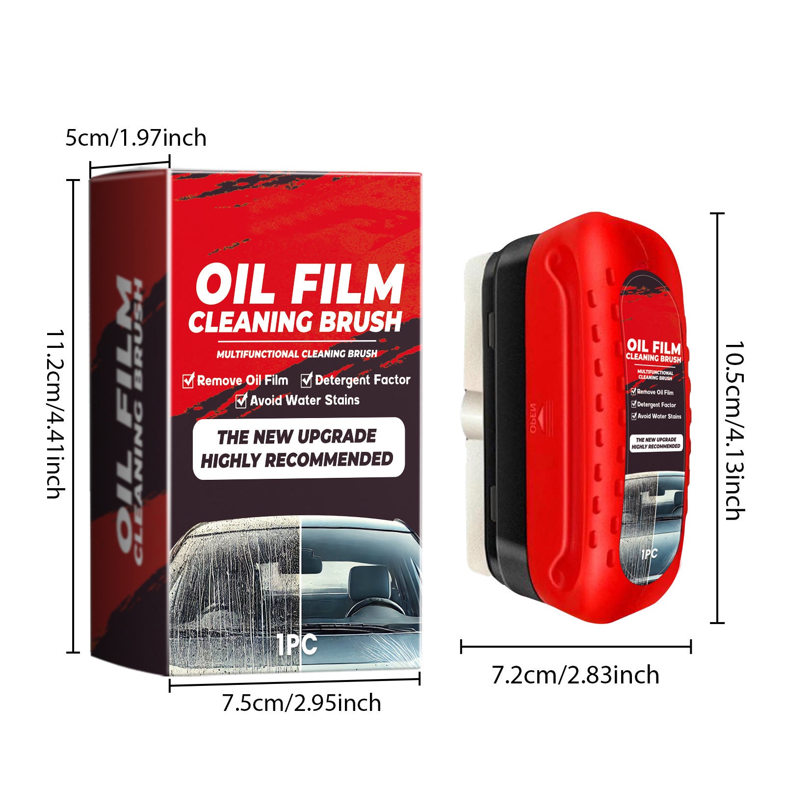 Brosse de nettoyage de film d'huile automobile