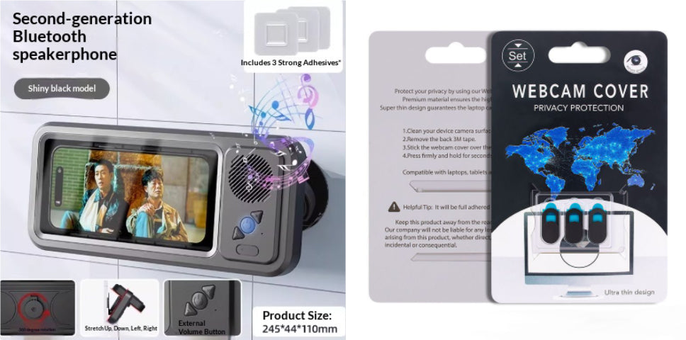Salle de bain Étanche Coffre-fort Téléphone portable Bluetooth Haut-parleur Audio Baignoire TV Stand Téléphone portable Ho