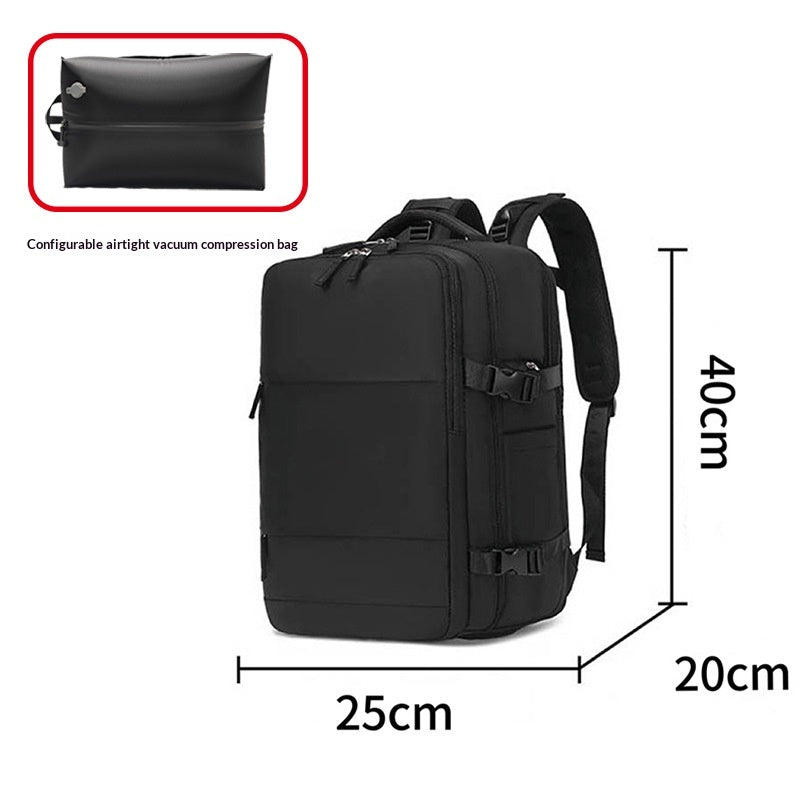 Sac à dos pour ordinateur portable étanche à l'eau Casual Travel homme avec séparation à sec