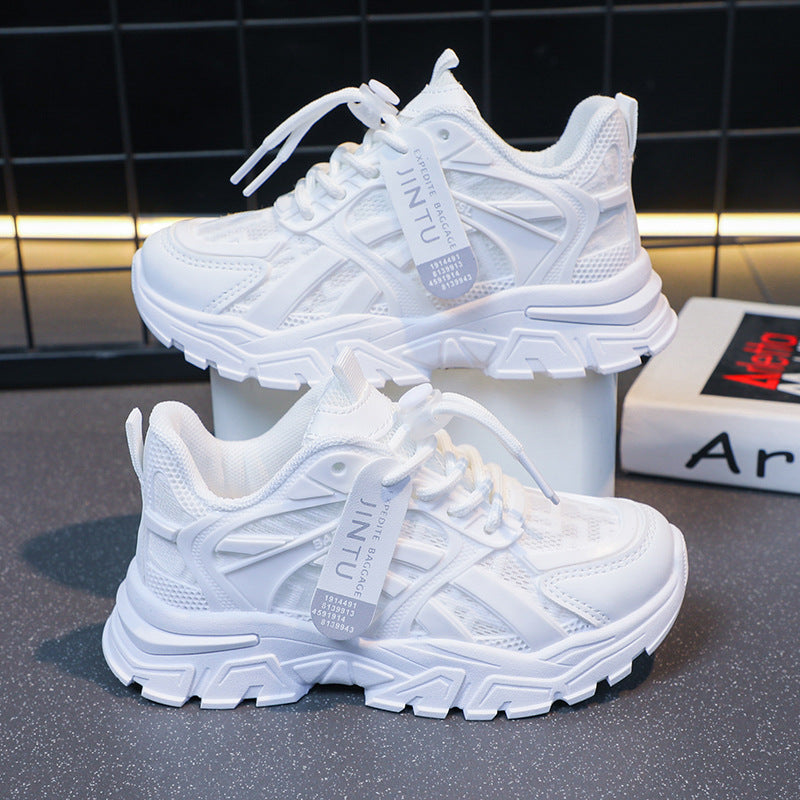 Garçons 'et filles' confortable respirant blanc chaussures pour étudiant
