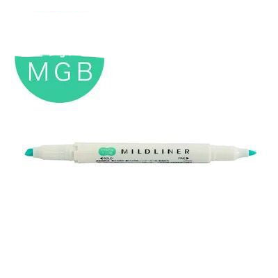 Stylo de marquage de couleur double tête élégant et doux