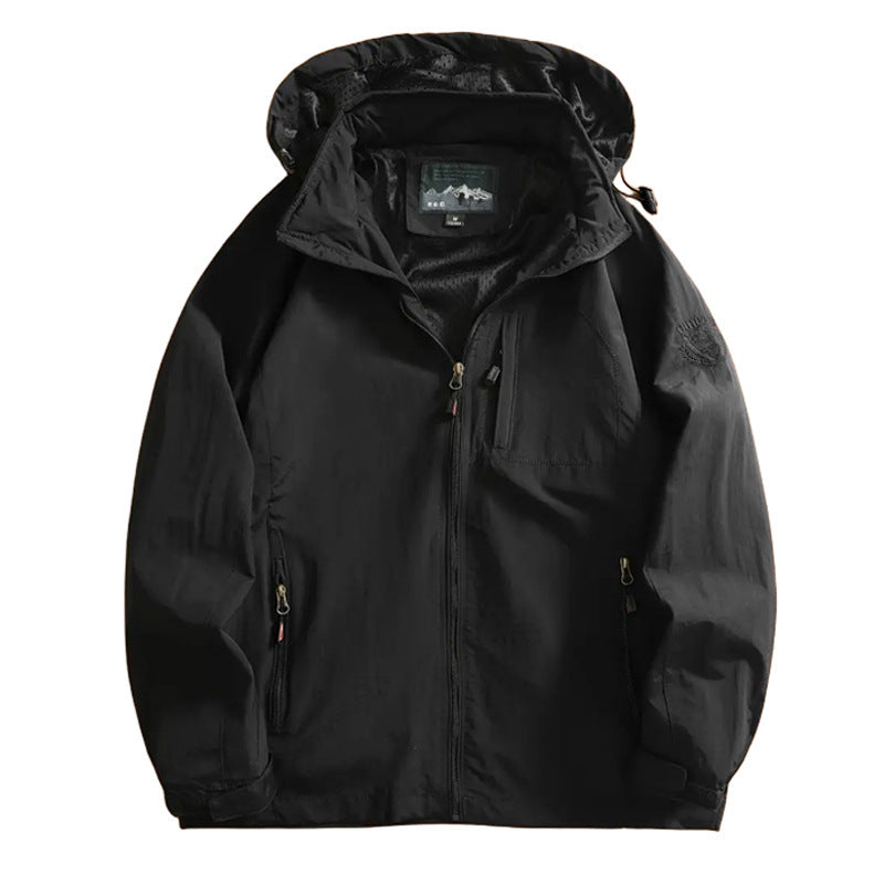 Homme Mode Casual Outdoor Veste Windproof