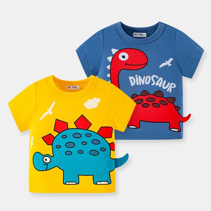 Garçons Dinosaure à manches courtes
