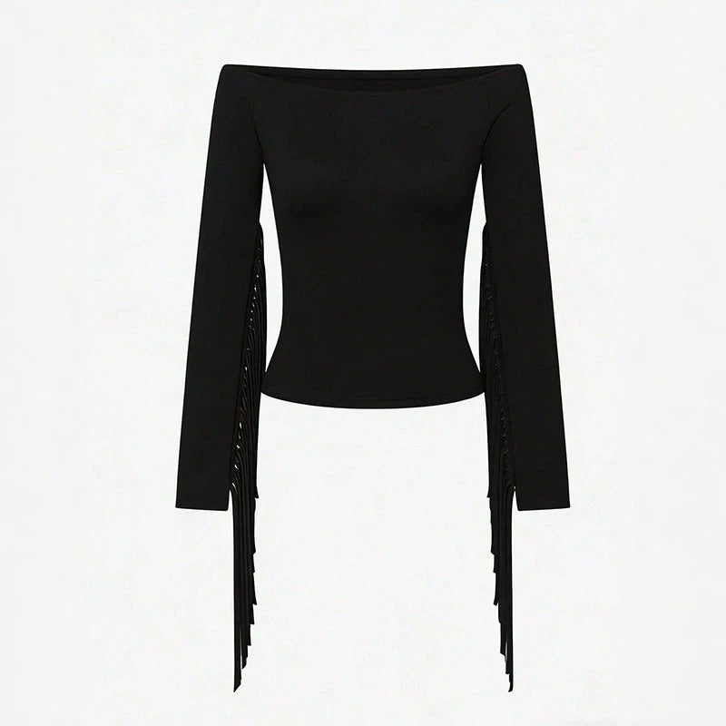Tassel de style ethnique occidental haut de page
