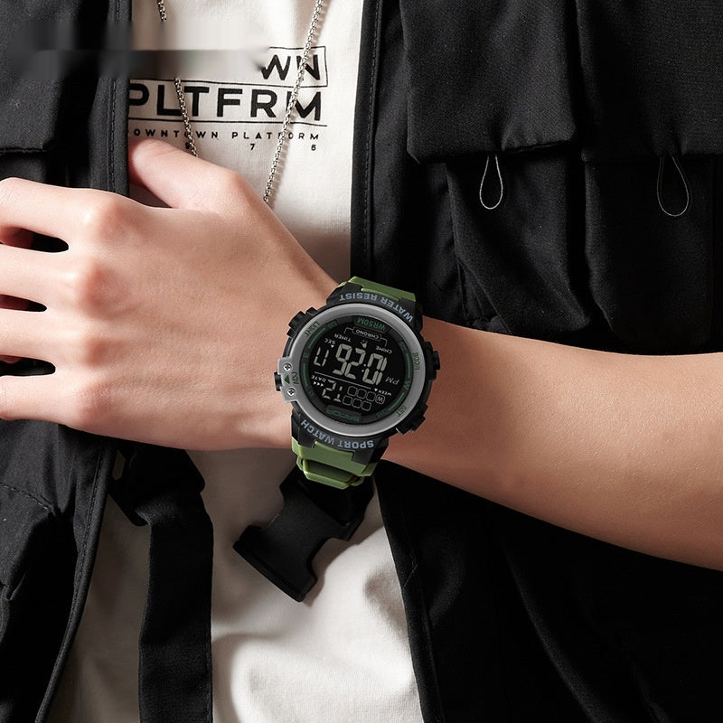 Multifonctionnelle de la mode jeune Tendance Lumineuse Homme Montre