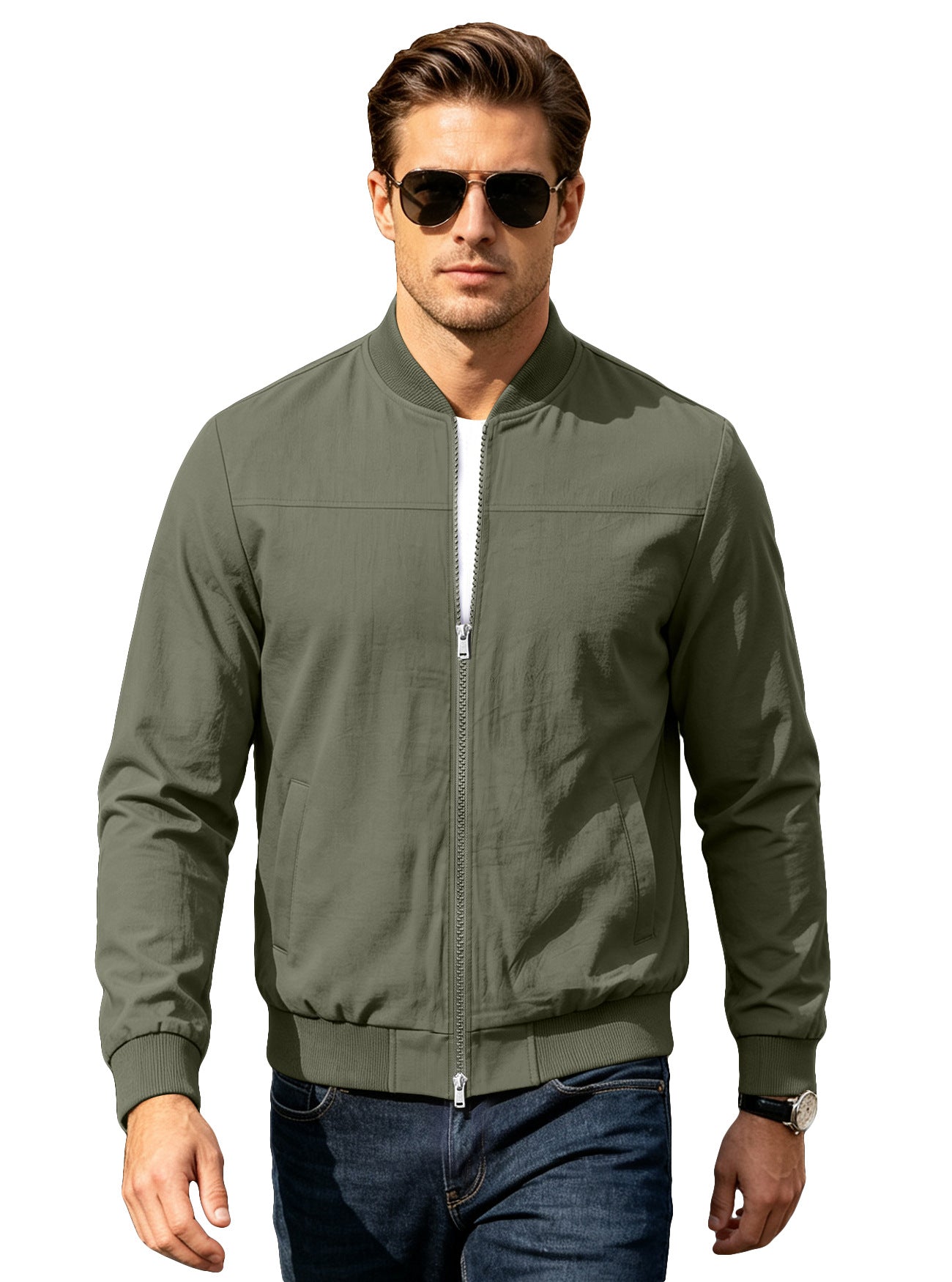 Veste de coton personnalisée pour les hommes