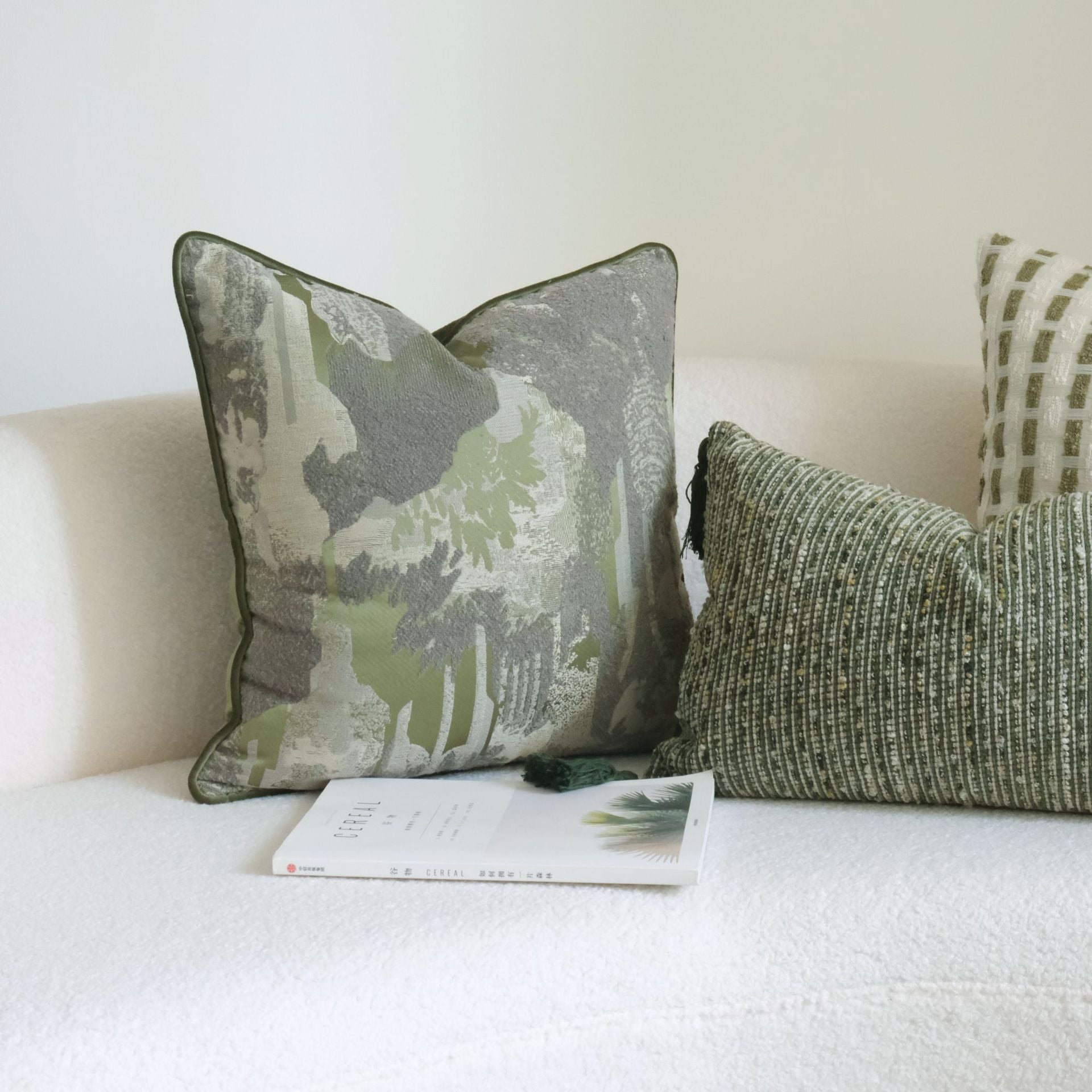Couverture d'oreiller en 3D pour l'artisanat de broderie