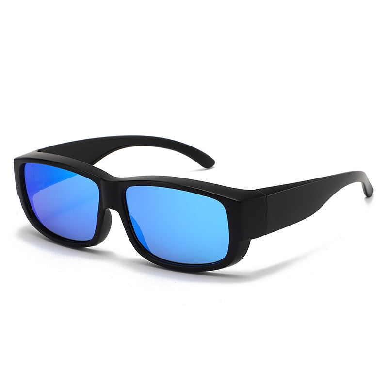 Lunettes de soleil TR90 dans le style européen et américain à double usage pour jour et nuit vent- et sable-r