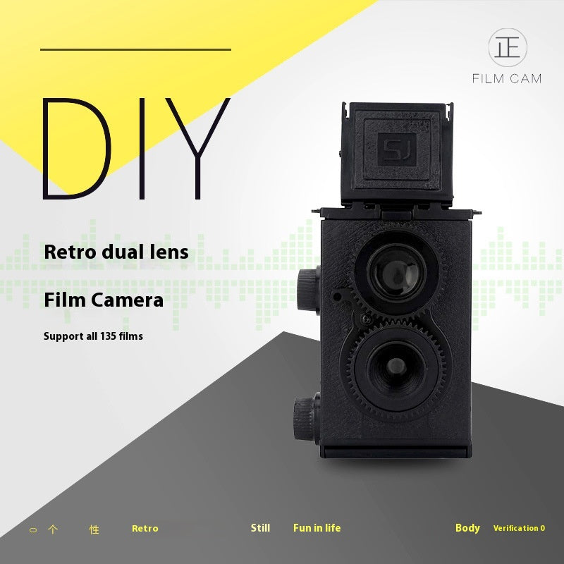 Caméras de film à double objectif bricolage