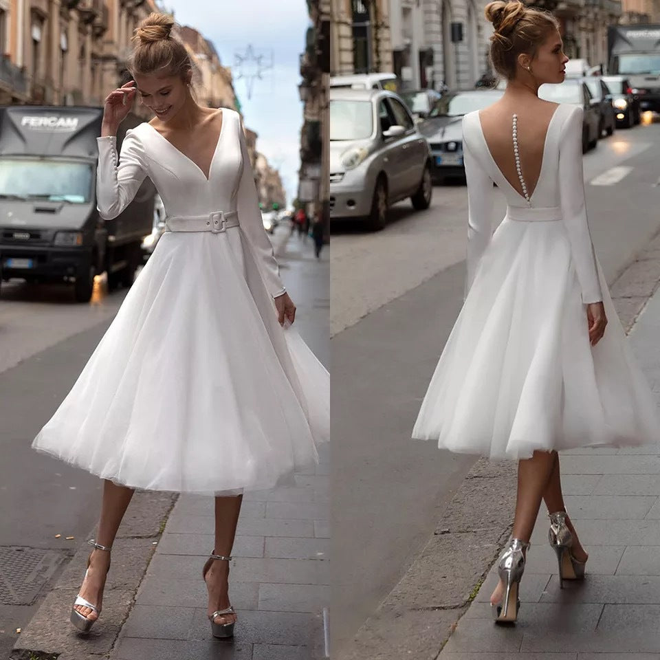 Robe de mariée courte pour femmes