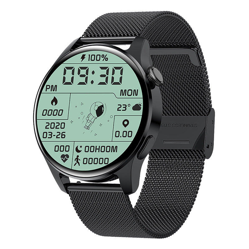 Smartwatch pour adultes avec surveillance du rythme cardiaque Suivi de la condition physique et fonctionnalités de la voix intelligente