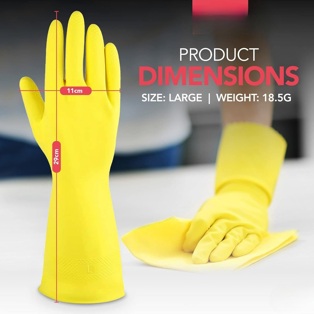 12 cleaning gloves