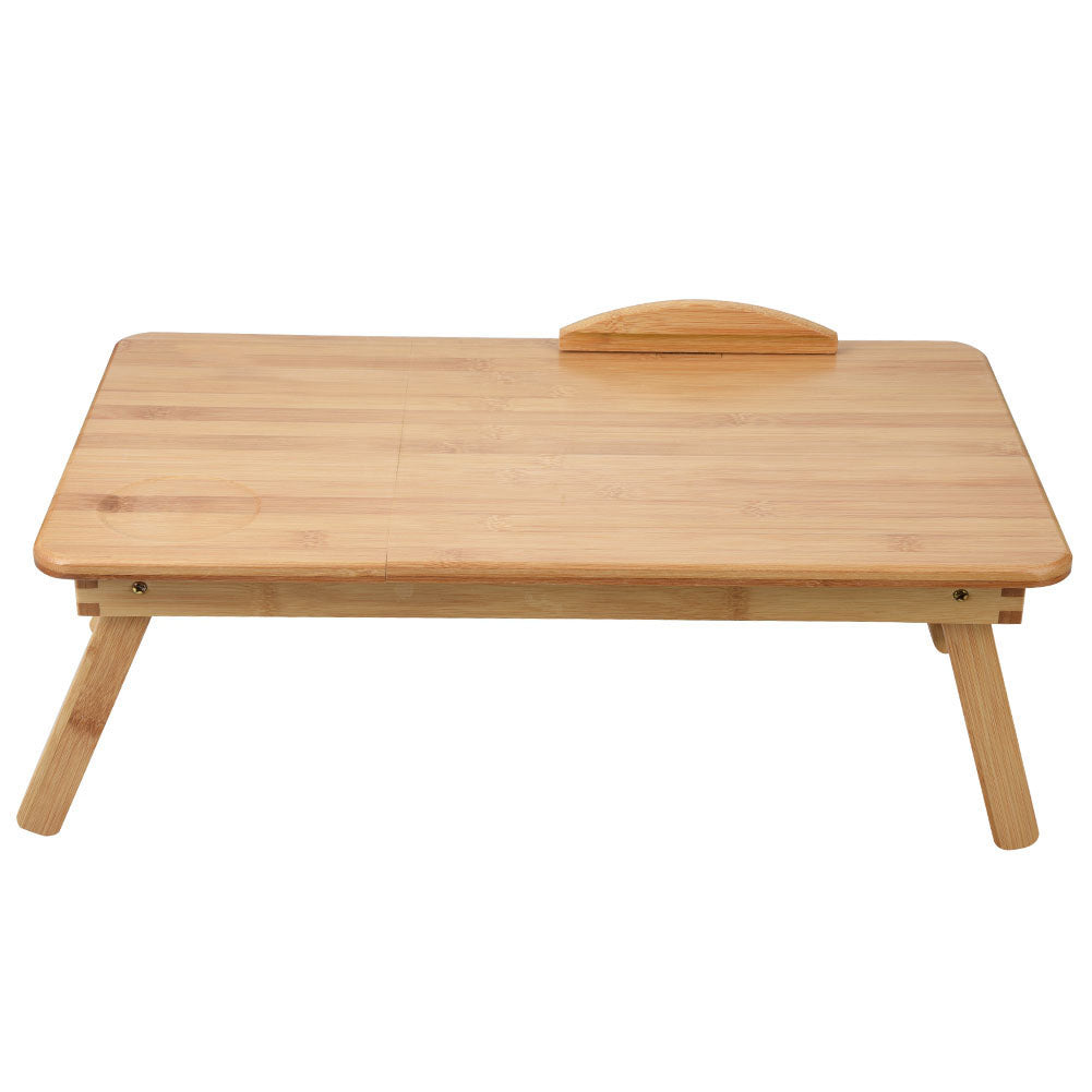 Portable pliable en bois Bamboo CompuLaptop Table Canapé-lit Bureau Ordinateur portable Stand réglable