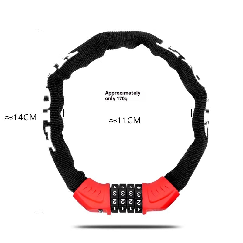 Anti-theft coded chain lock
