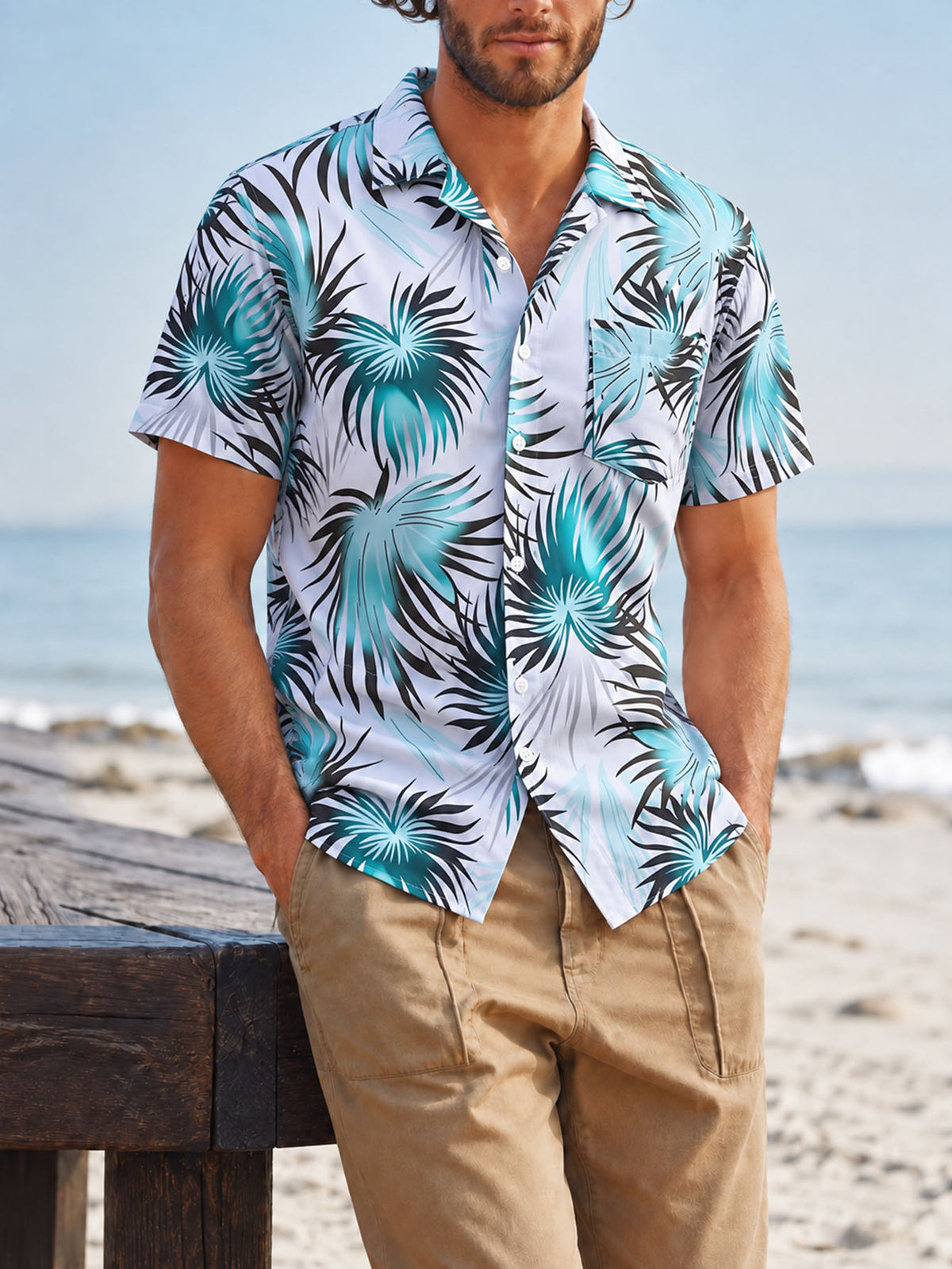 Port de Resort pour hommes tendance