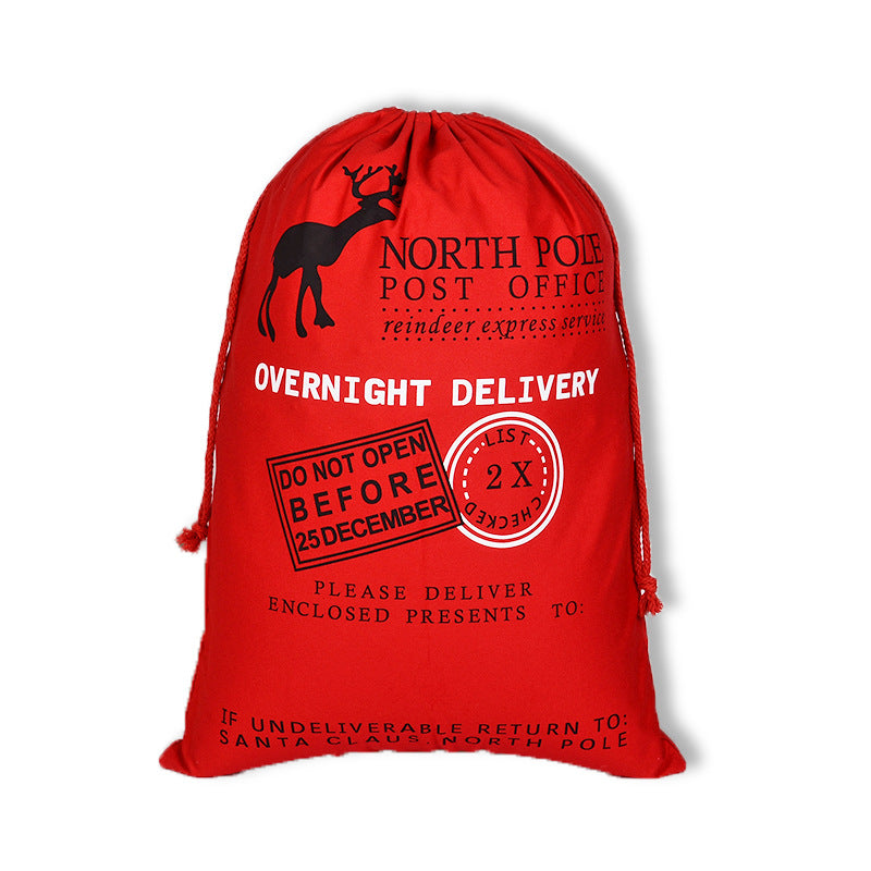 Sac en toile de Noël