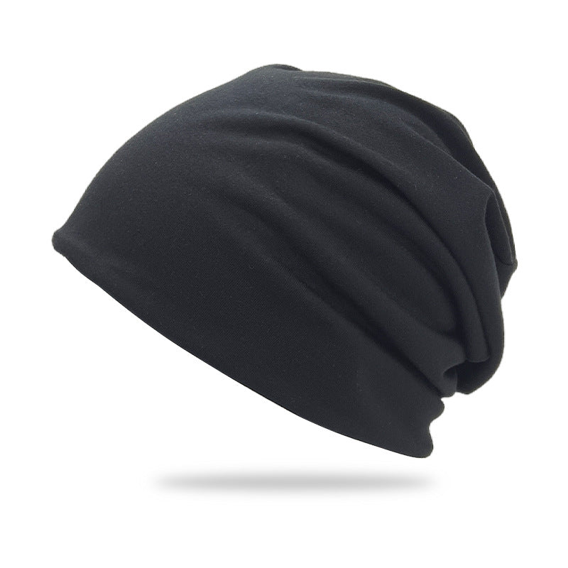 Bonnet de pull double couche de couleur solide style mince