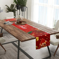 Table de Noël Runner Linge de restaurant isolé nappe