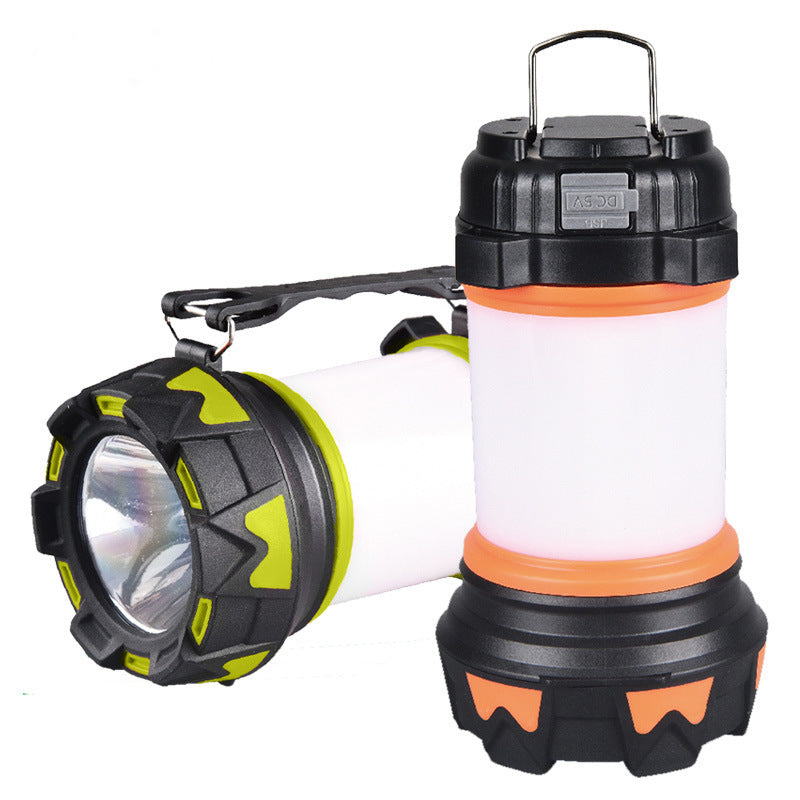Six modes 3600mAh Batterie Lithium intégrée Lumière de camping extérieure