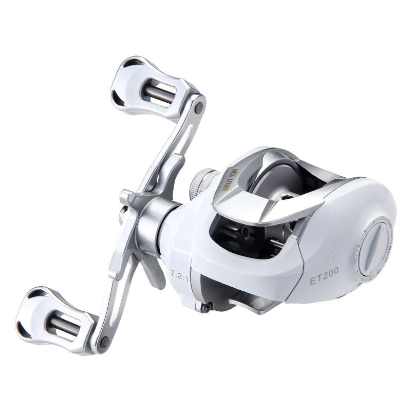 Petit blanc Micro article Bait Casting Bobine Drip roue rapport vitesse roue de pêche