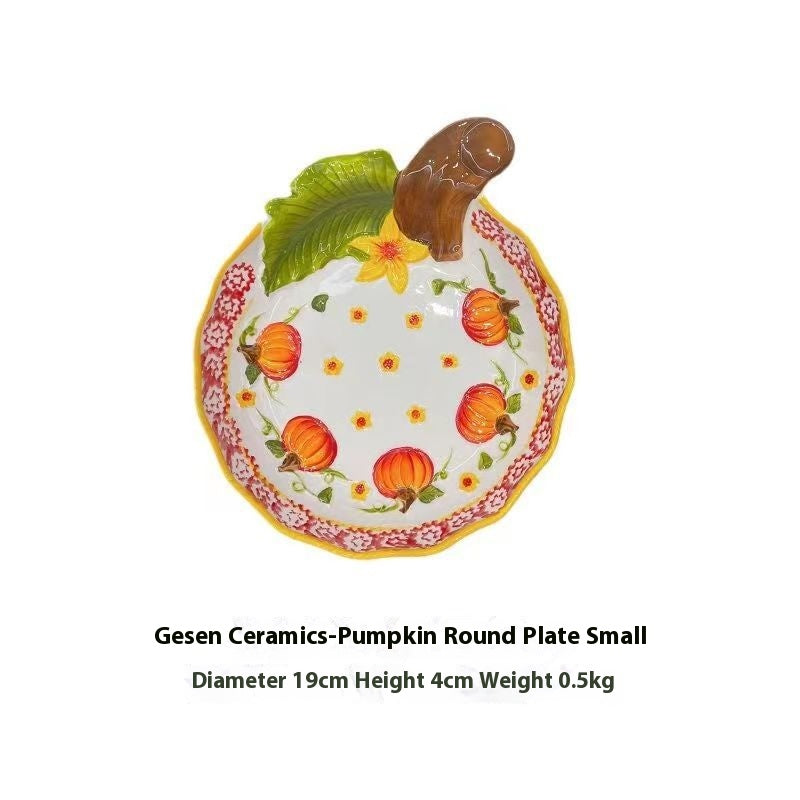 Pumpkin Bowl Plats de plat de plat de nouilles
