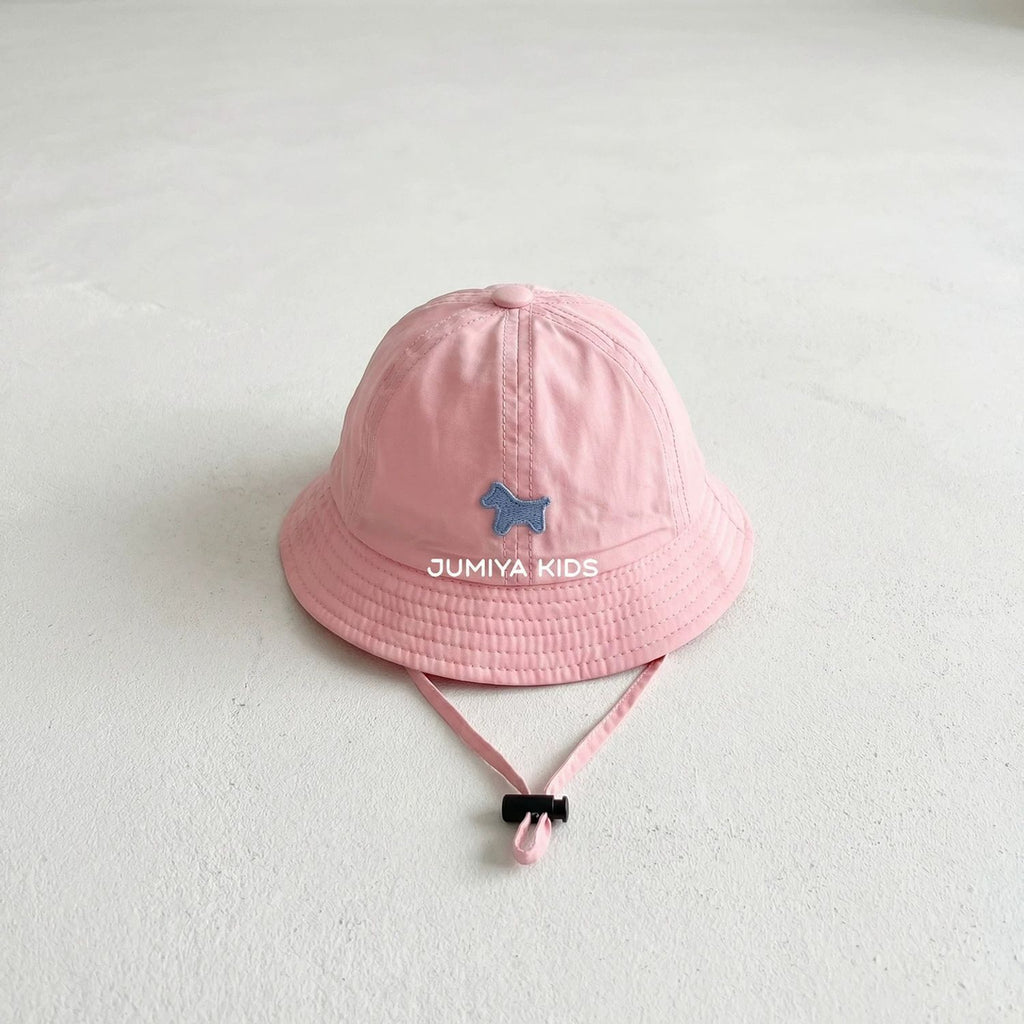 Chapeau bébé Fisherman avec petite broderie spade pour la protection du soleil