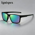 Lunettes de soleil de sport carrées de protection Uv400 pour hommes