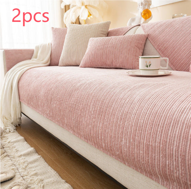 Chenille Canapé Coussin Quatre Saisons Universal Moderne Simple Non-dérapant