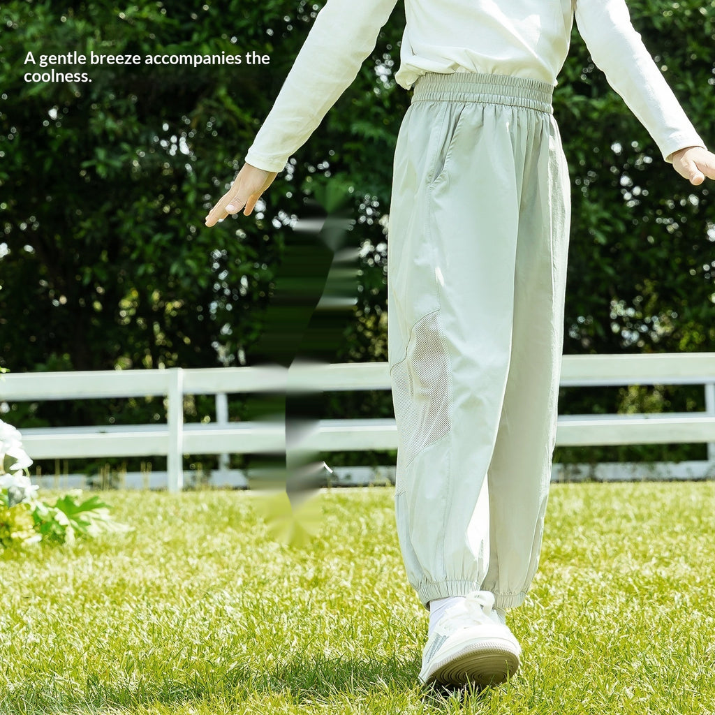Kids Ice Silk Thin Breathable Mesh Sun-Protection Pants