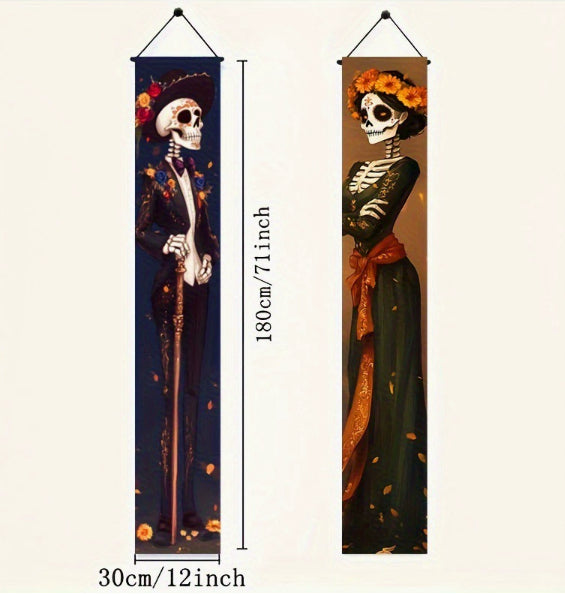 Jour des morts Decor de porc Décor Chic Skeleton couple ornements