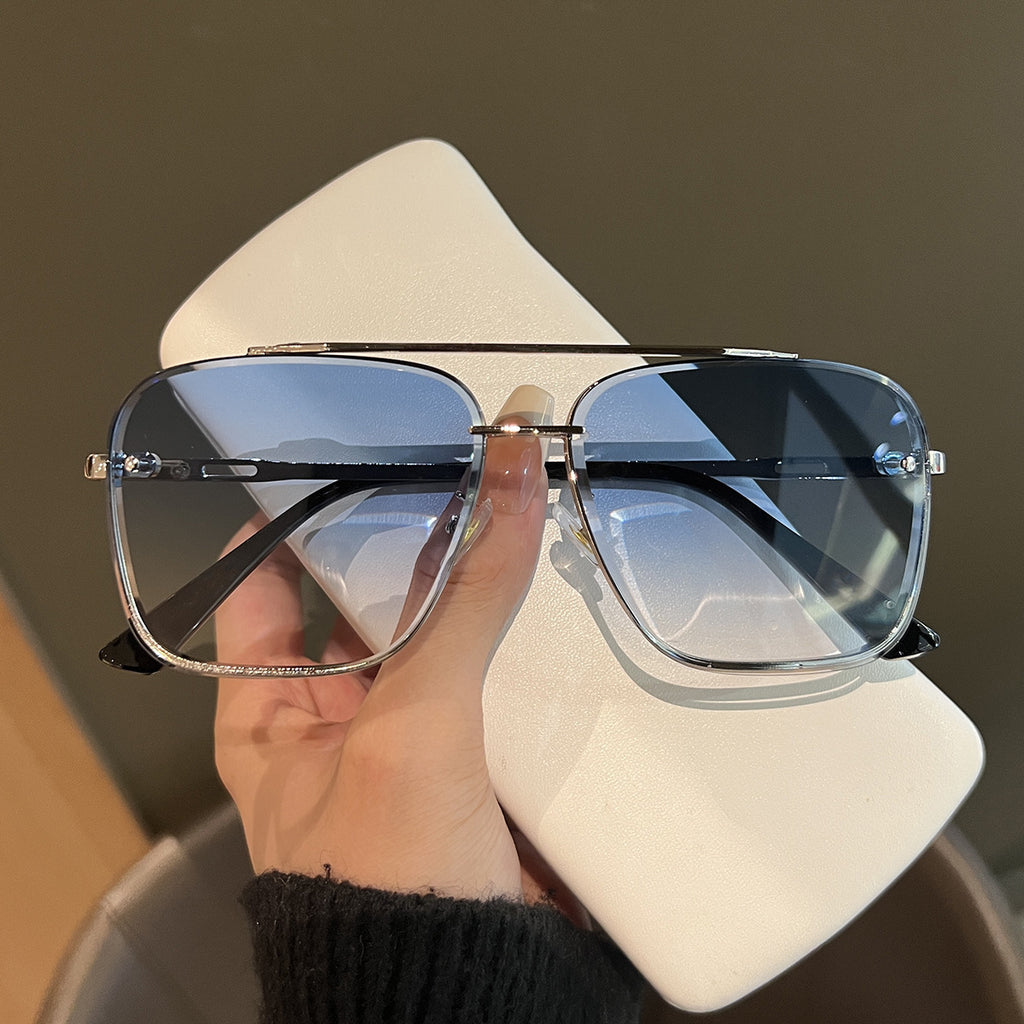 Lunettes de soleil à double pont sans vis